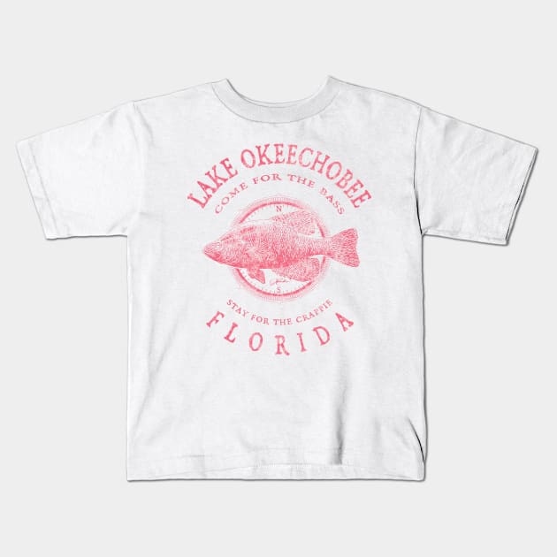 Lake Okeechobee, Florida Crappie Kids T-Shirt by jcombs